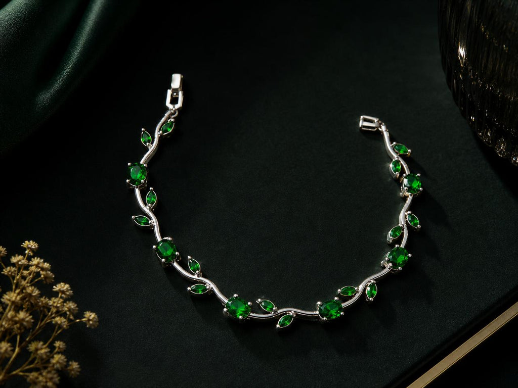 Emerald Tulip Bracelet