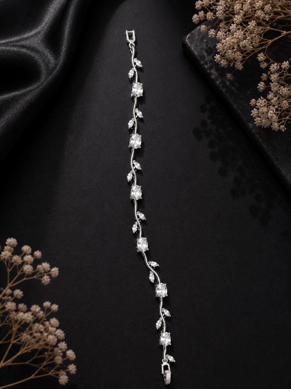 Silver Tulip Bracelet