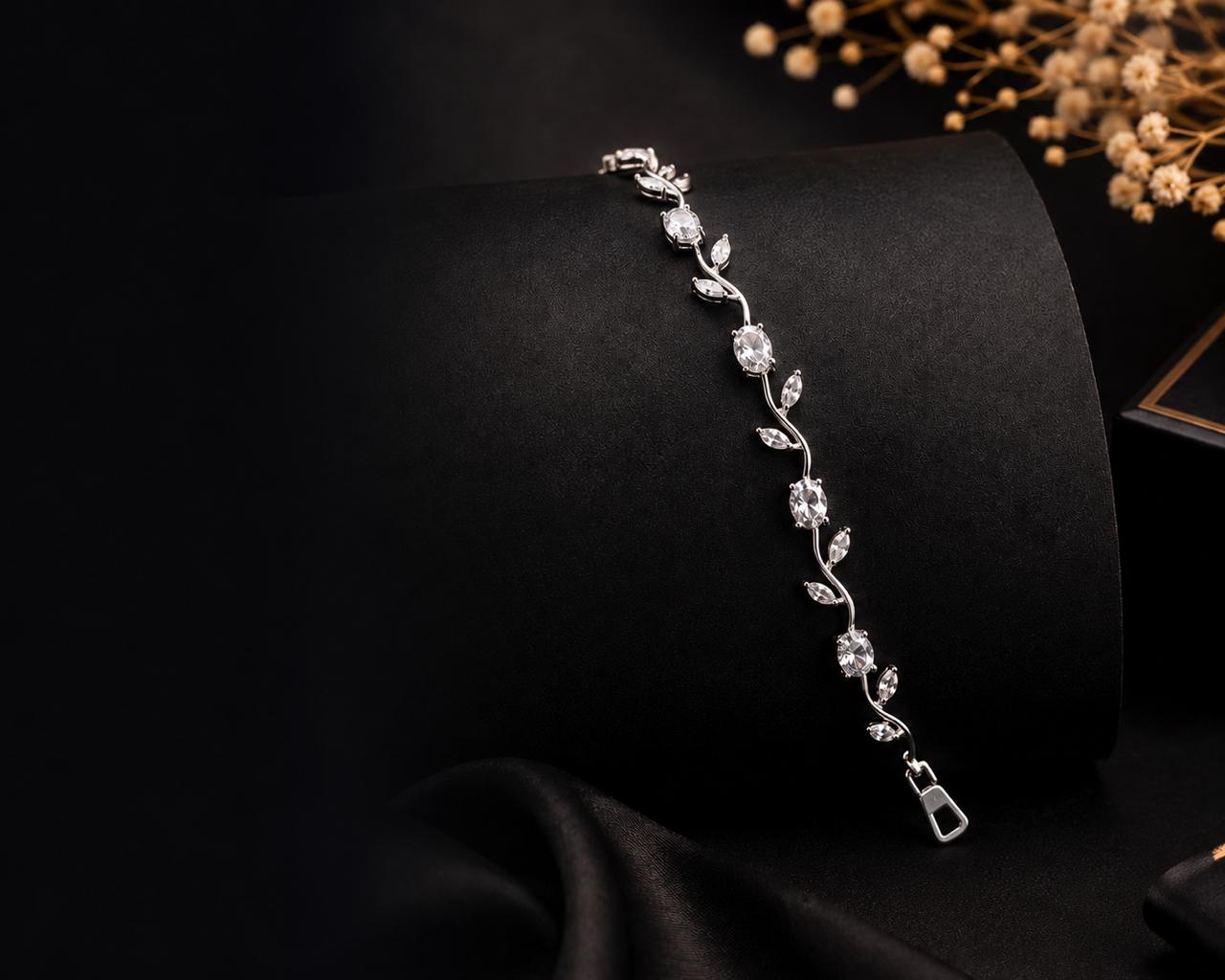 Silver Tulip Bracelet