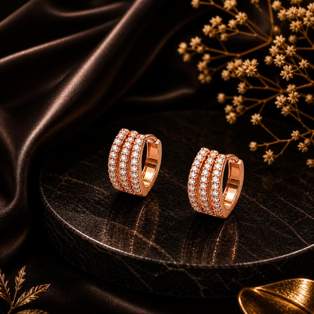 Rose Glow Hoops